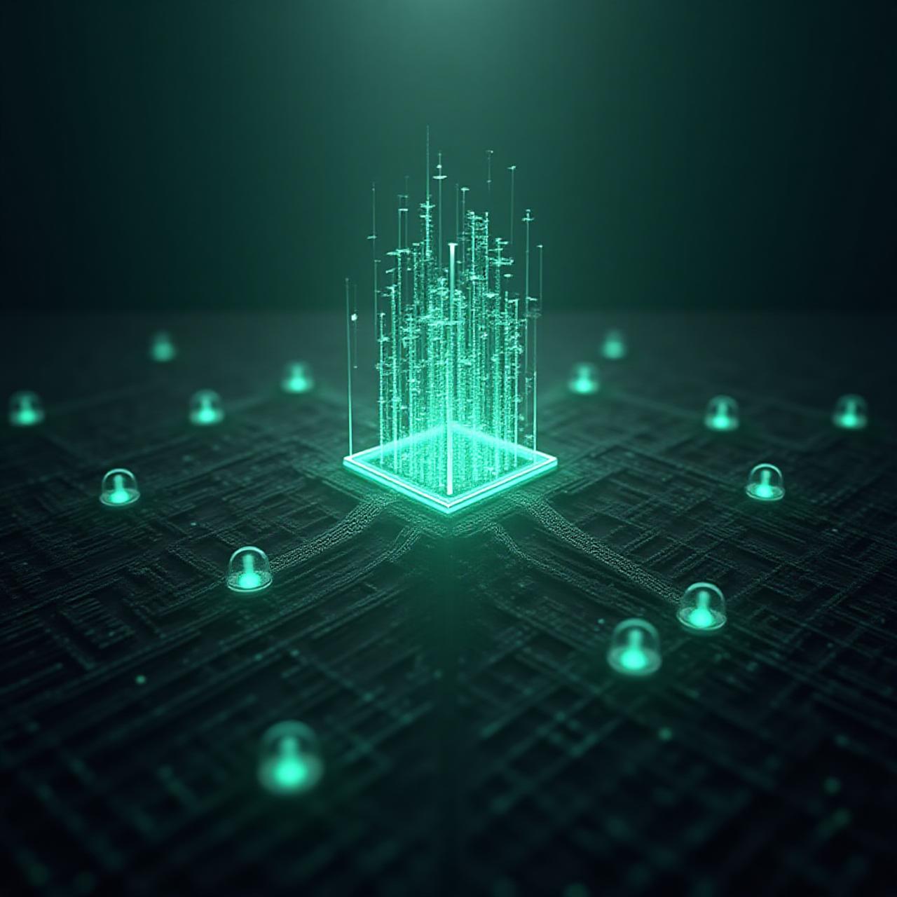 Complex data pipeline visual representation